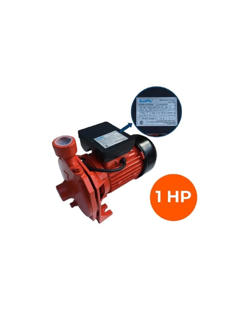 BOMBA CENTRIFUGA  PLUMITA 1 HP